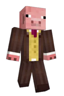 orraange Minecraft avatar full body