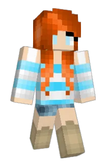 overattached Minecraft avatar full body