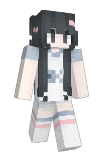 overdosed Minecraft avatar full body