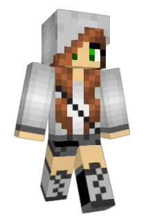 p4p3rcl1ps Minecraft avatar full body