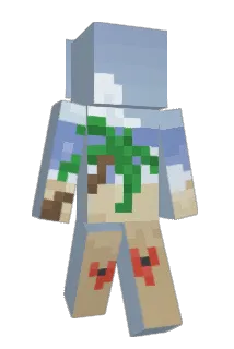 palm_three Minecraft avatar full body
