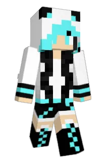 pandagirlBlue Minecraft avatar full body