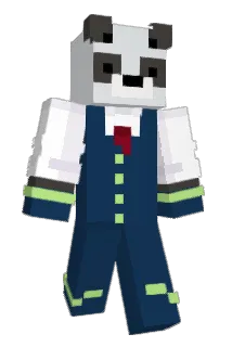 pandasgore Minecraft avatar full body