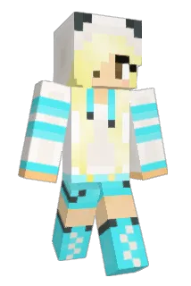 pandowa Minecraft avatar full body