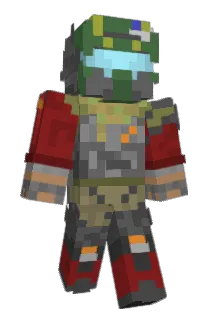 parasike Minecraft avatar full body