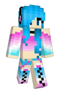 partyinvite Minecraft avatar full body