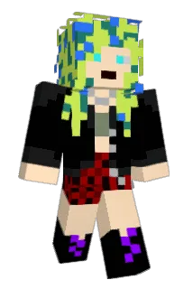 partypye Minecraft avatar full body