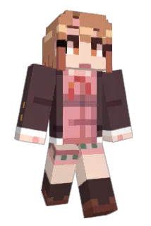 pastell Minecraft avatar full body