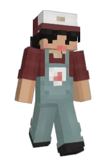 pawranoid Minecraft avatar full body