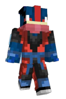 paychecking Minecraft avatar full body