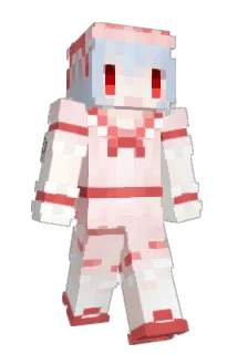 pc9801x Minecraft avatar full body