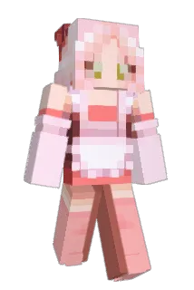 peachosa Minecraft avatar full body