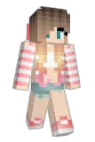 peachpastel Minecraft avatar full body