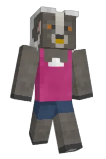 peachycian Minecraft avatar full body