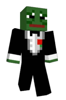 pepeGogh Minecraft avatar full body