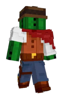 peppermaint Minecraft avatar full body