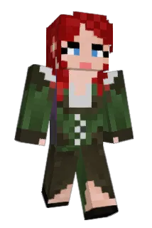 perforating Minecraft avatar full body