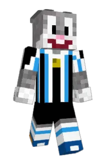 pernalonga Minecraft avatar full body
