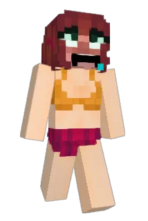 petitemaneater Minecraft avatar full body