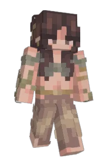 pewpewly Minecraft avatar full body