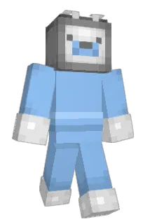 pianoid Minecraft avatar full body