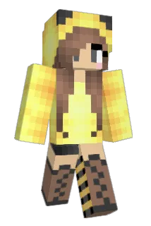 pikapomu Minecraft avatar full body