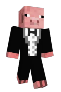pinepig Minecraft avatar full body