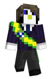 pinguim_educado Minecraft avatar full body
