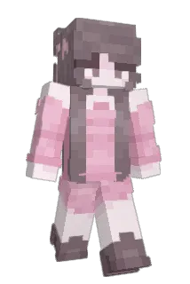 pinkboo Minecraft avatar full body