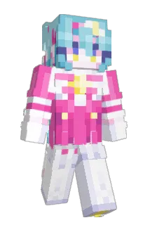 pinketine Minecraft avatar full body