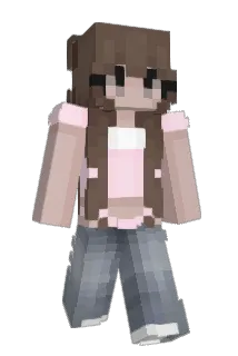 pinkgirly Minecraft avatar full body