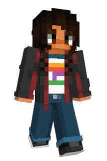 pinkieaugust Minecraft avatar full body
