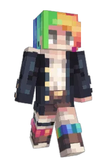 pinkminipig Minecraft avatar full body