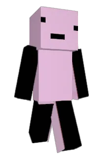 pinkmoonworm Minecraft avatar full body