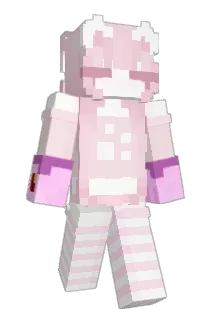pinkpawsocks Minecraft avatar full body