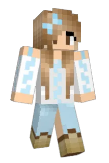 pinkviolin Minecraft avatar full body