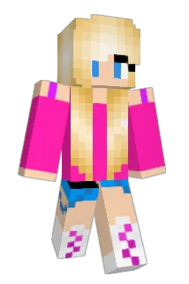 pinkypooka Minecraft avatar full body