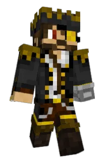 piratehammyfell Minecraft avatar full body