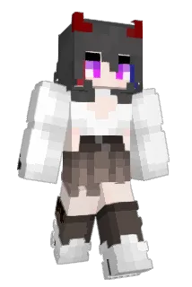 pirty Minecraft avatar full body