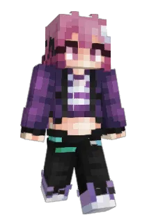 pkink Minecraft avatar full body