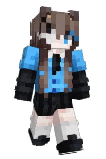 plumbcat Minecraft avatar full body