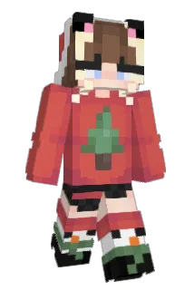 plumblossomy Minecraft avatar full body