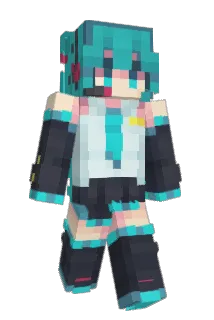plutonomous Minecraft avatar full body