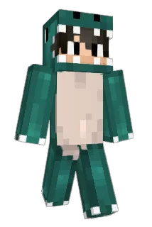 pokepac Minecraft avatar full body