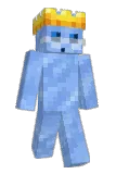 polardisplacing Minecraft avatar full body
