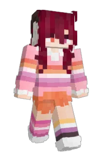 polaroidcam Minecraft avatar full body