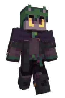 polyhectic Minecraft avatar full body