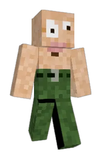 porkynuggets Minecraft avatar full body