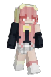 porples Minecraft avatar full body