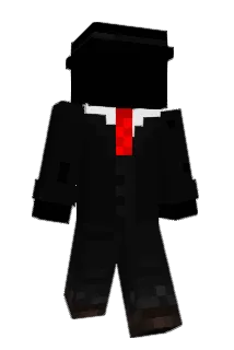 porteiro Minecraft avatar full body
